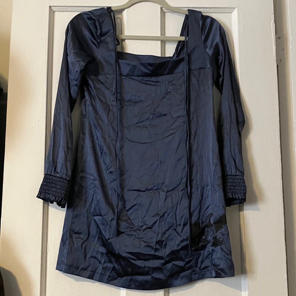 Salvage Navy Blue Long-Sleeve Tunic